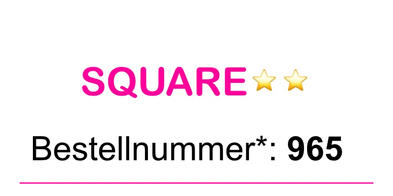 Bestellnummer 965 ⭐⭐