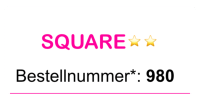 Bestellnummer 980 ⭐⭐