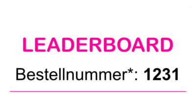 Bestellnummer 1231